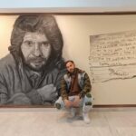 Mural de Camarón realizado con Acquatex