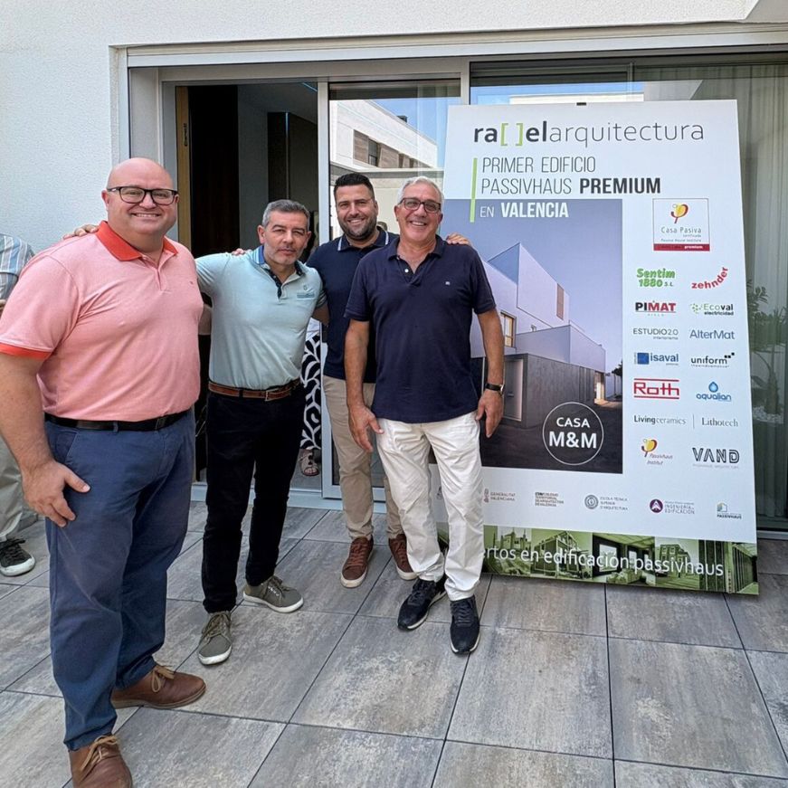 El sistema SATE Rhonatherm de Isaval, presente en la primera vivienda Passivhaus Premium certificada de la Comunitat Valenciana
