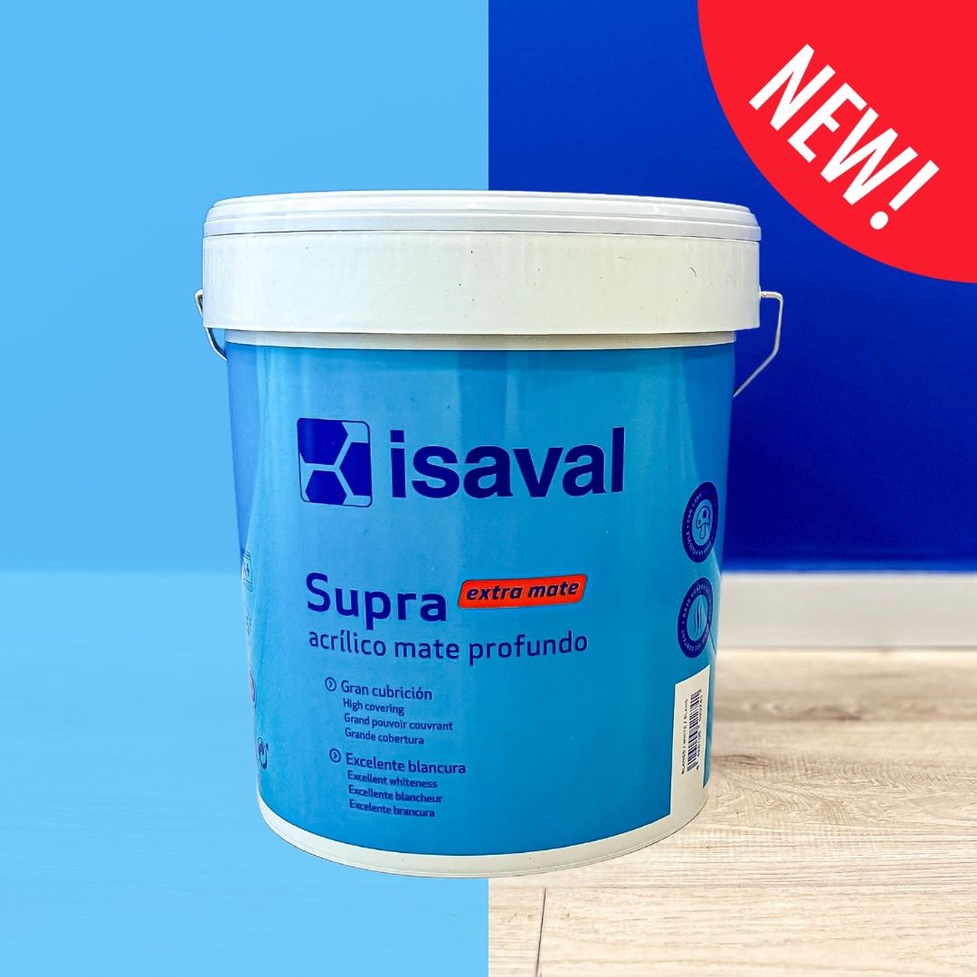 Isaval desarrolla la nueva fórmula Extra mate de su pintura Supra
