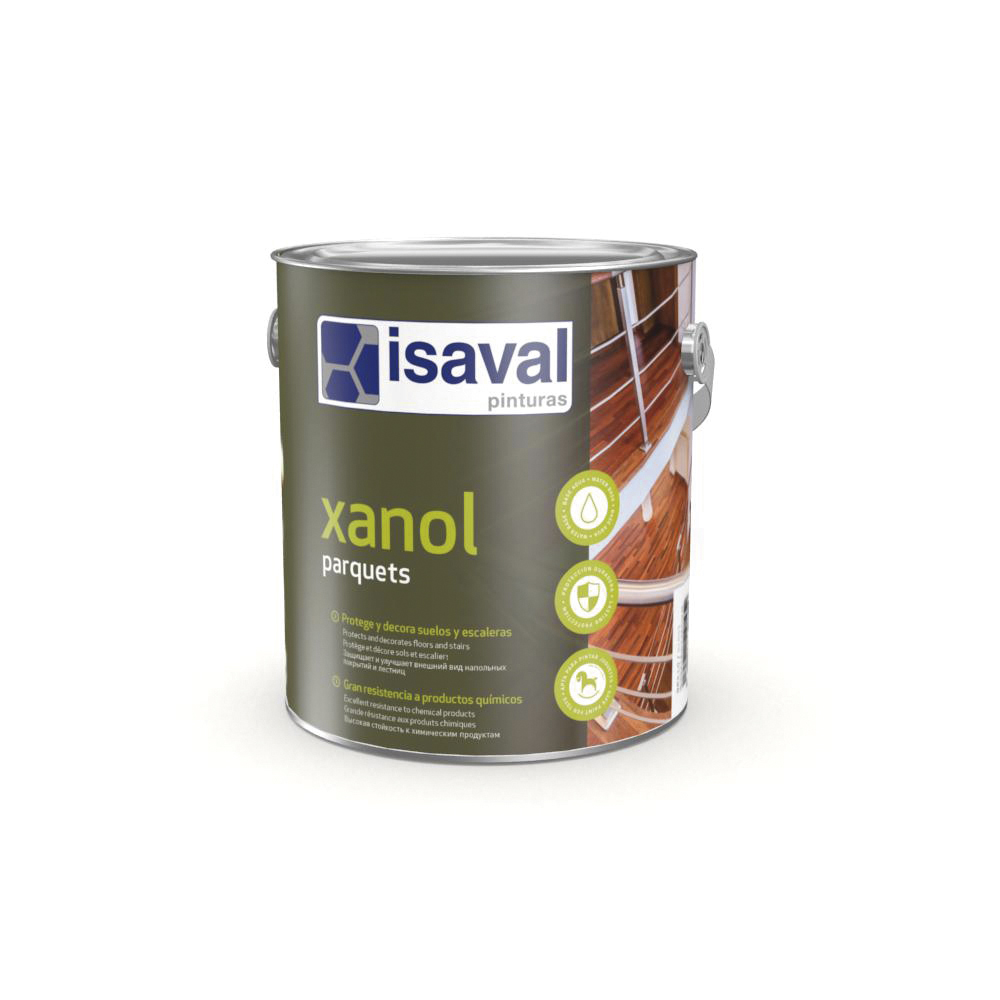 Xanol Parquets. Barniz de poliuretano de Pinturas Isaval